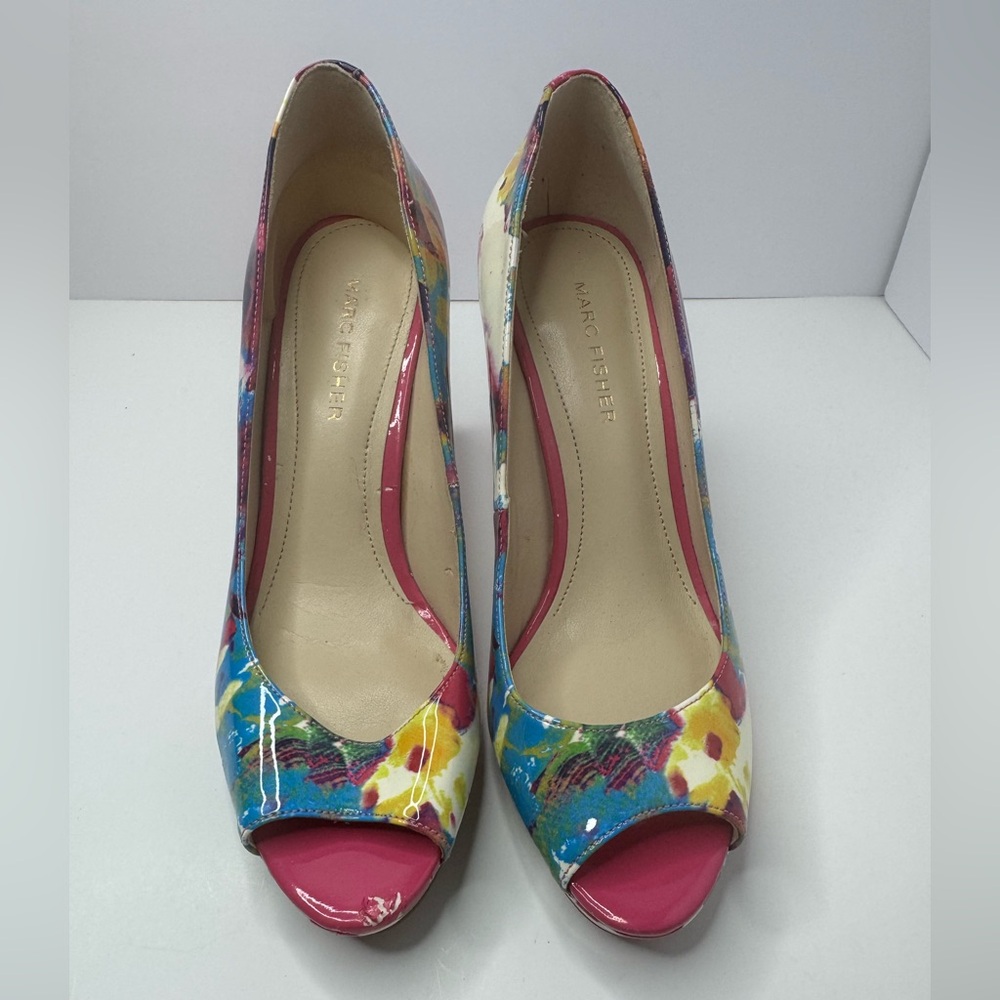 Marc Fisher Women's Colorful Peep Toe Heels Size 6M